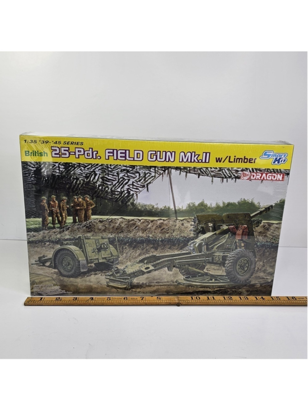 SEALED Dragon DML 1/35 British 25pdr Field Mk.II w/Limber #6774 NEW